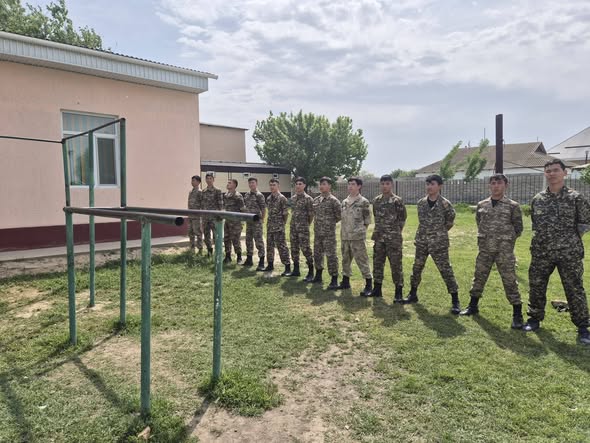 "Ұлы жеңістің 81 жылдығына және ҚР ҚК құрылғанына 34 жыл толуына орай" ұйымдастырылып жатқан 5 - күндік далалық оқу сабағы